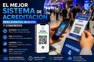 Acreditación para eventos: Automatizá el ingreso con QR en segundos. Gestión profesional, registro personalizado y acceso rápido. ¡Probá el sistema aquí!