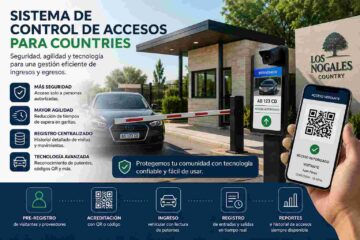 Sistema de control de accesos para Countries y barrios cerrados. App de autorizacion de visitas para barrios cerrados. Preacreditación de invitados. Software de acreditación QR para countries y barrios cerrados.