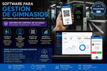 Software para gestión de gimnasios: software para gimnasios con código QR. Sistema de control de accesos para gimnasios. App de autorización de visitas Gyms. Control de accesos: Integración con molinetes, códigos QR y códigos de barras. Software para gimnasios Argentina.